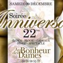 LE BONHEUR DES DAMES Diner /Spectacle