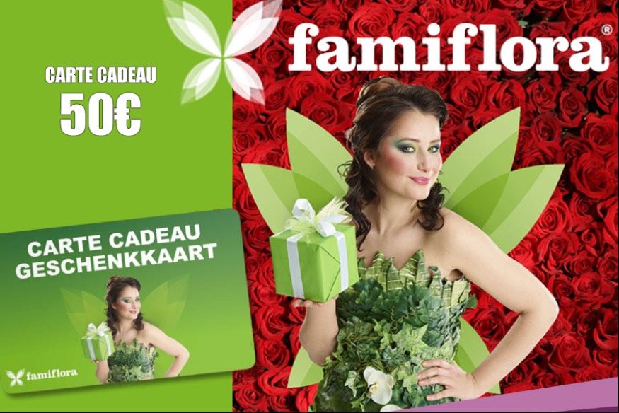 Gagnez votre carte cadeau Famiflora de 25€ ou 50€