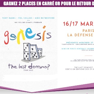 Genesis : Gagnez 2 places en carré or pour leur concert à l'AccorHotels Arena (Paris)