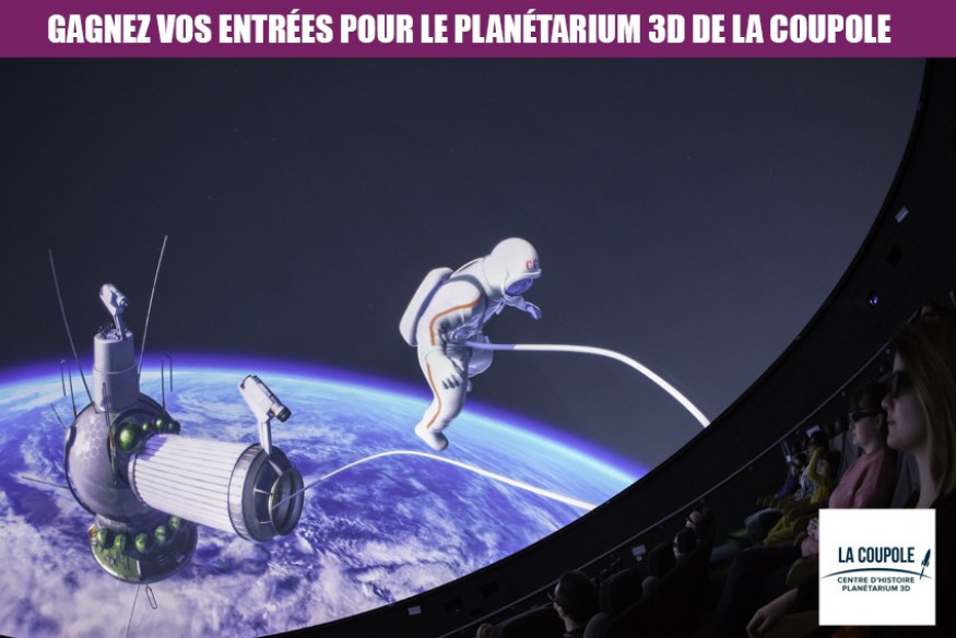 Gagnez vos entrées pour le Planétarium 3D de La Coupole