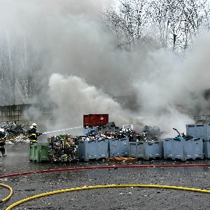 Un incendie impressionnant hier, à Marquette lez Lille