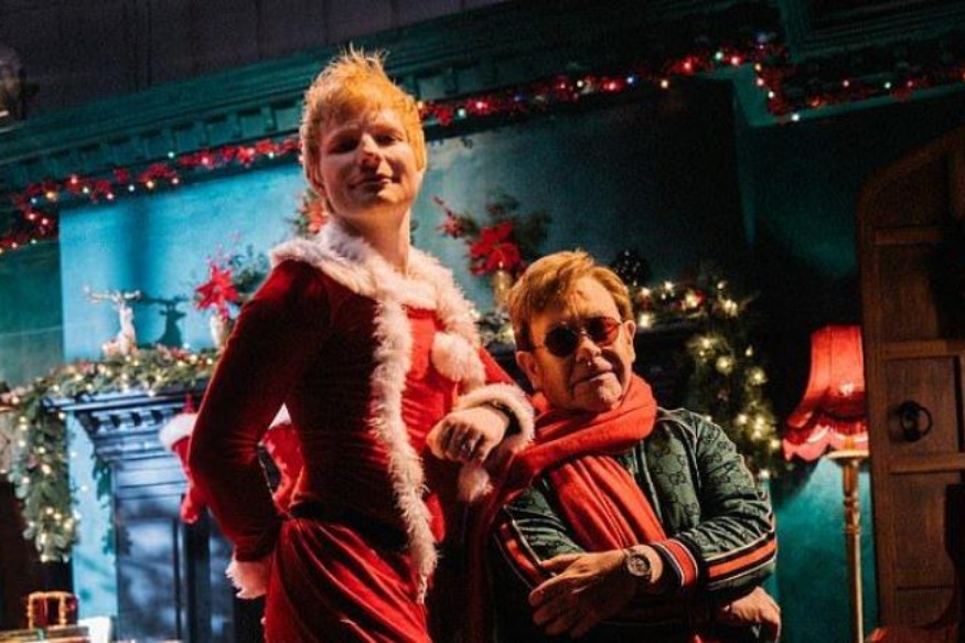Ed Sheeran et Elton John dévoile un teaser de leur chanson de Noël en duo